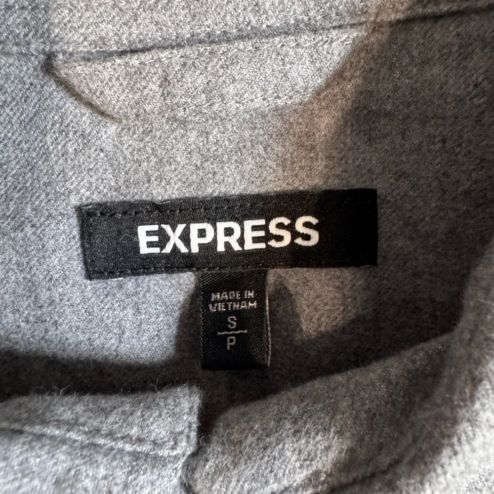 Express gray zip